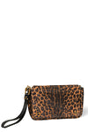 Clap M in Leopard Chamois Split Suede