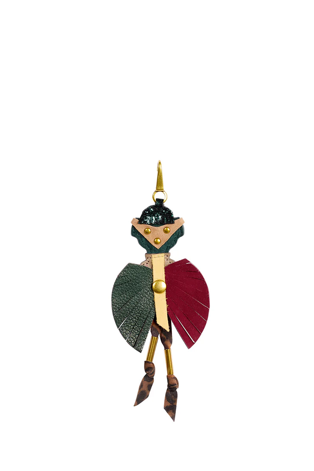 Daniel Charm Keychain in Multi Leo