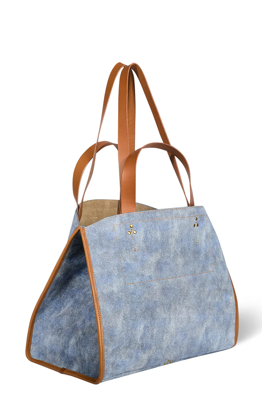 Leon M in Washed Jean's Split Suede