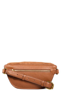 Lino Banane Belt Bag in Split Suede Caramel