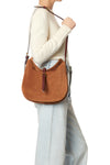 Luis Bag in Split Suede Caramel