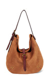 Luis Bag in Split Suede Caramel