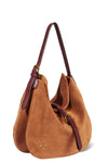 Luis Bag in Split Suede Caramel