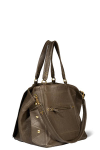 Roger Tote in Lambskin Kaki