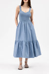 Josephina Dress in Blue Bird