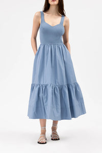 Josephina Dress in Blue Bird