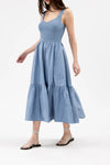 Josephina Dress in Blue Bird