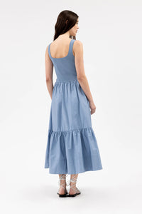 Josephina Dress in Blue Bird