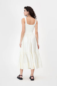 Josephina Dress in Chalk