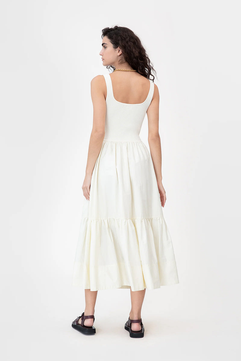 Josephina Dress in Chalk
