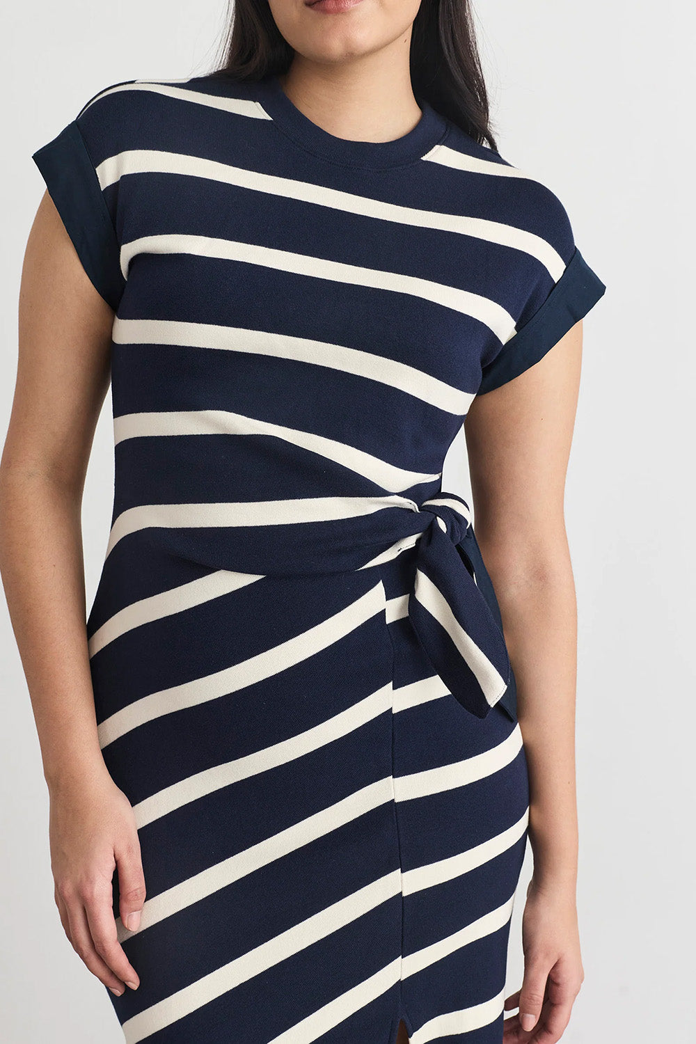 Kovi Dress in Maritime Blue Cream