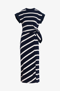 Kovi Dress in Maritime Blue Cream