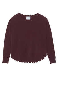 Mela Sweater in Bordeaux