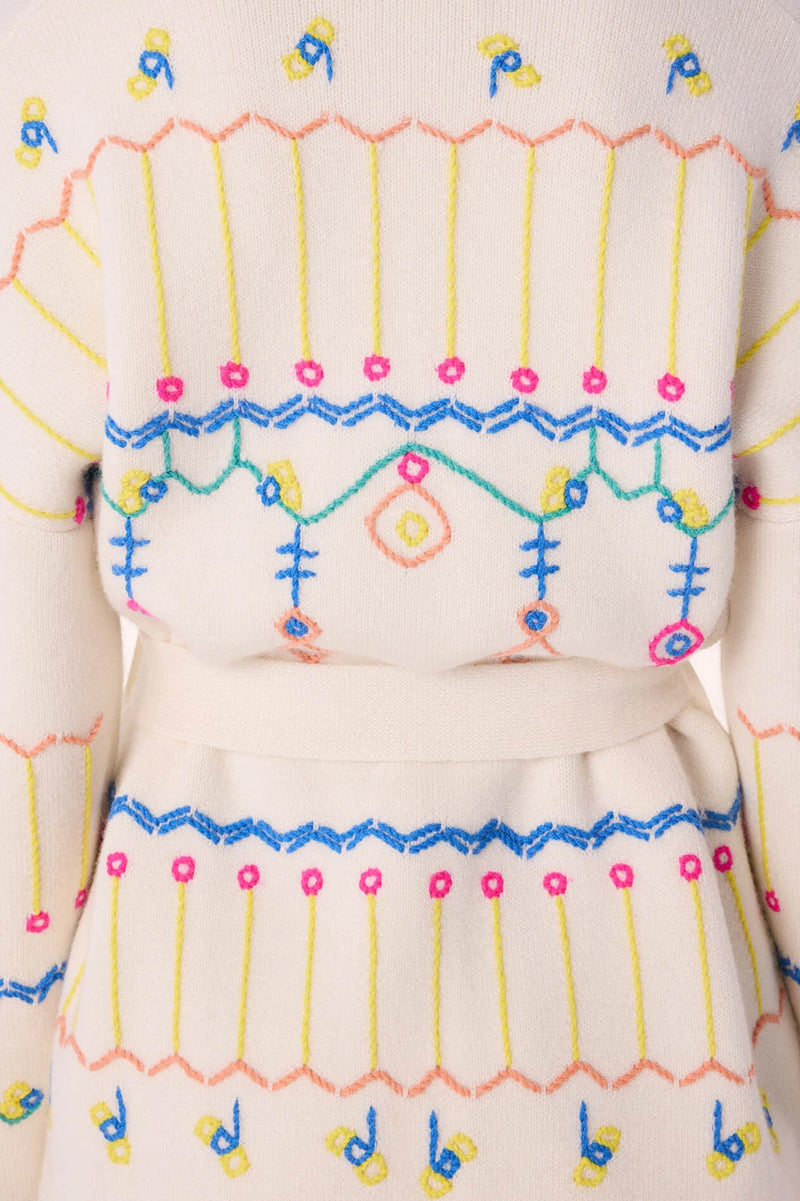 Mazigh Cardigan in Blanc