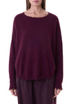 Mela Sweater in Bordeaux