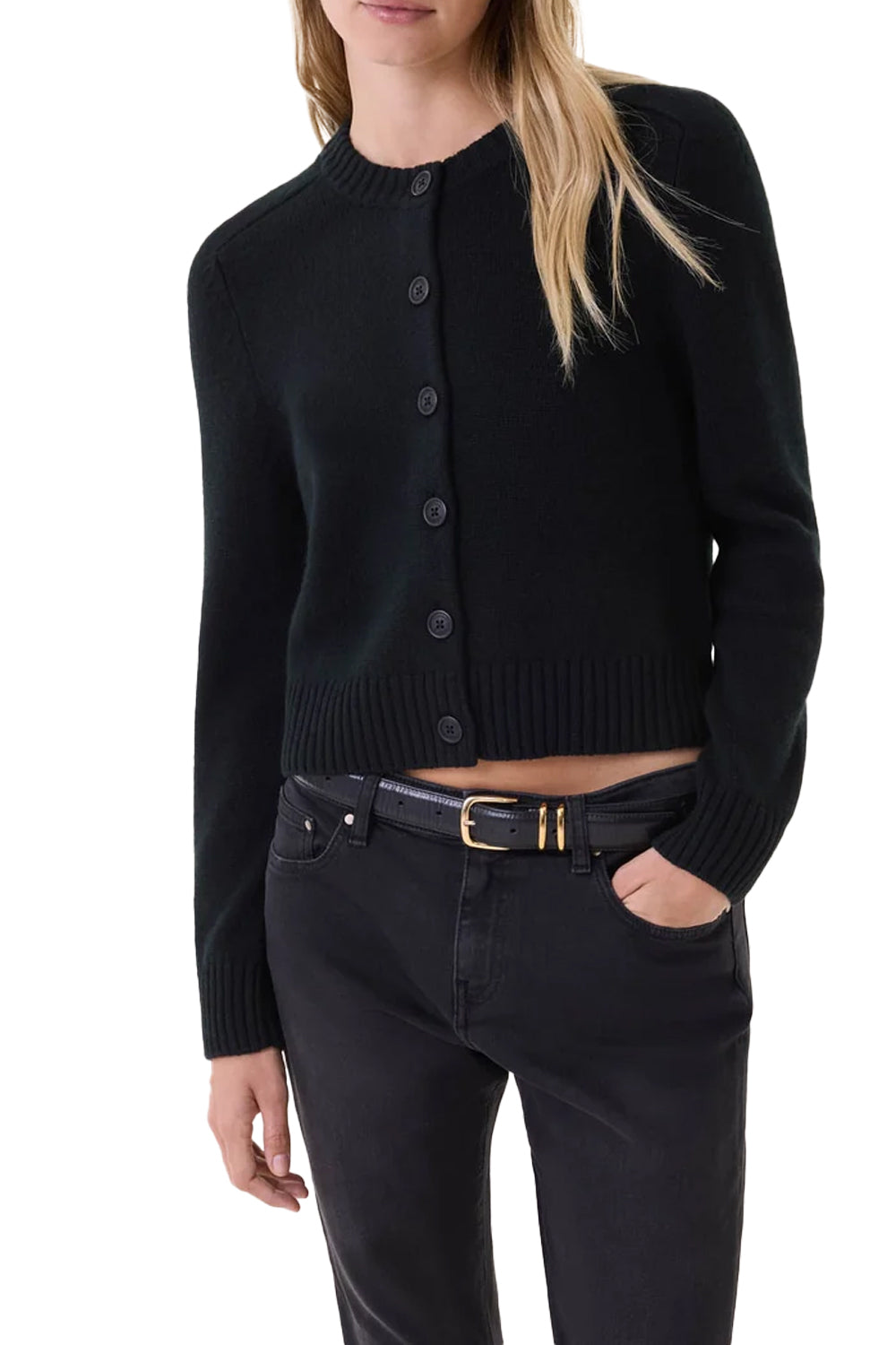 Caroline Cardigan in Noir