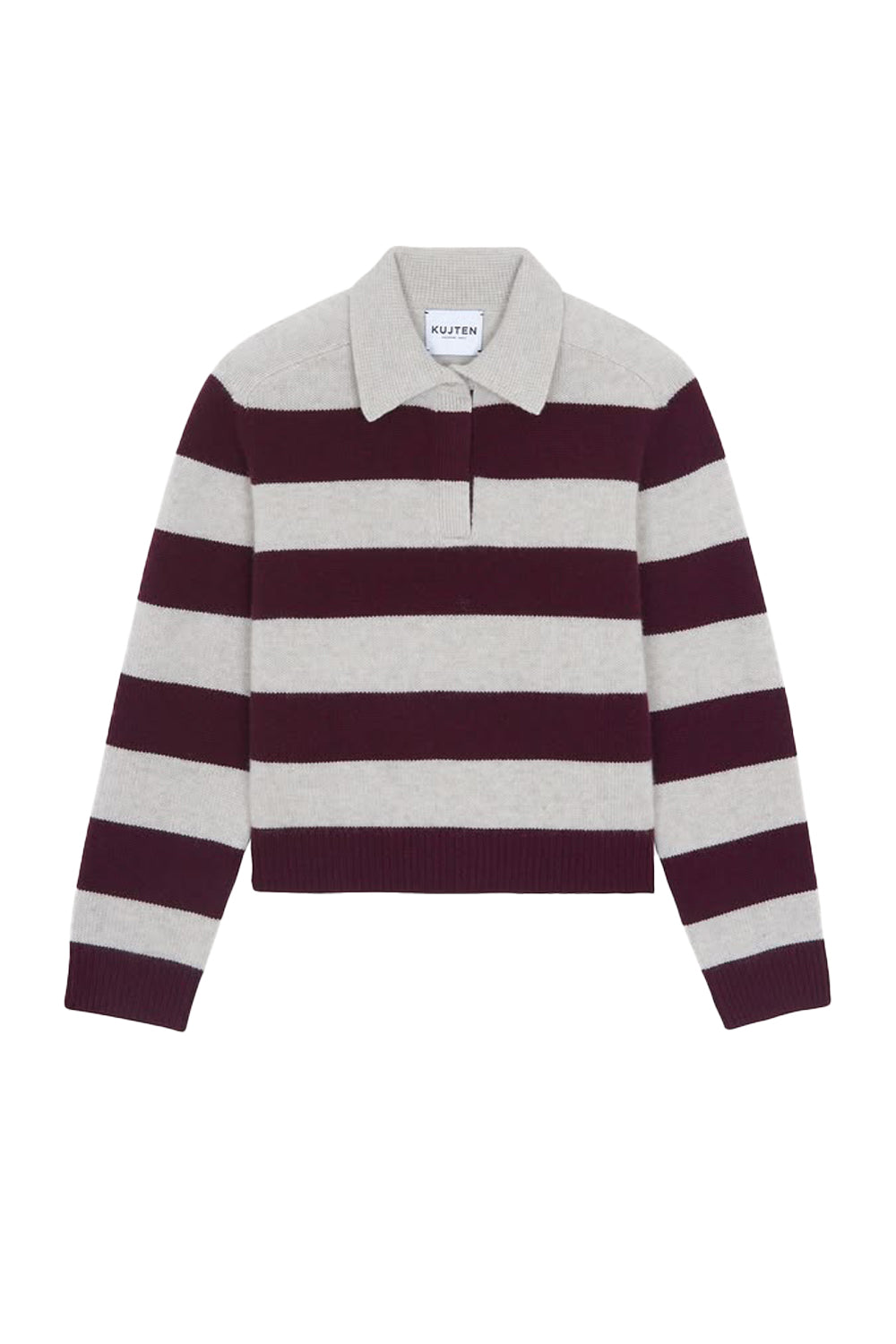 Royce Stripe Sweater in Bordeaux