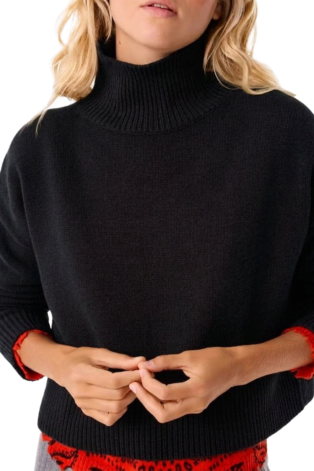 Ulla Crop Sweater Noir