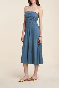 Lainey Dress in Hailstone