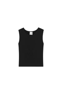 Lauren Sleeveless Crewneck in Black