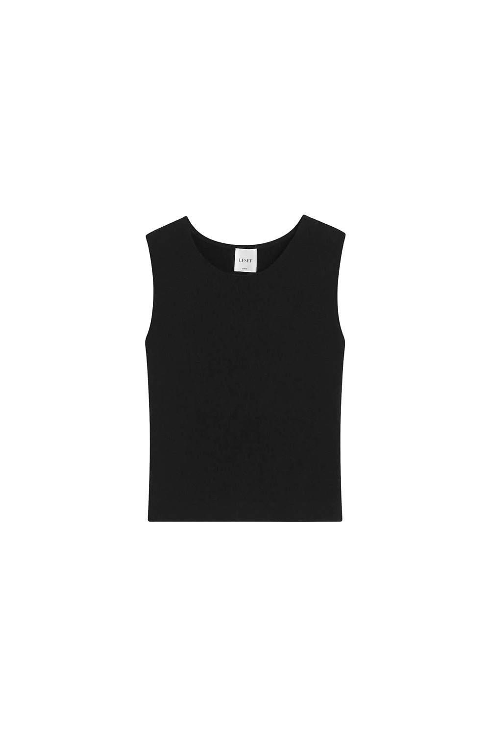 Lauren Sleeveless Crewneck in Black