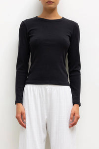 Nando Slim Fit Long Sleeve in Black