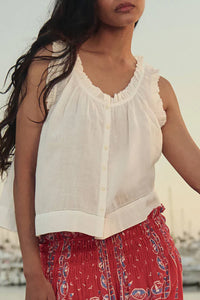 The Vignette Top in White