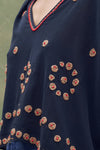 The Beaded Vintage Sailor Top in Navy