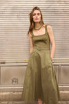 Carmen Dress in Fern