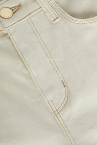 Alicent Wide-Leg Jean in Macadamia