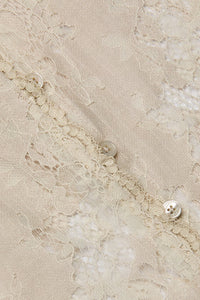 Anita Lace Blouse in Champagne