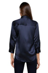 Dani Silk Blouse in Midnight
