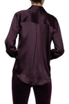 Divya Silk Shirt in Dark Malbec