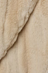 Davy Faux Fur Jacket in Latte Striped Fur