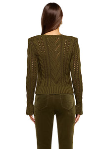Mio Cabled Pullover in Kalamata