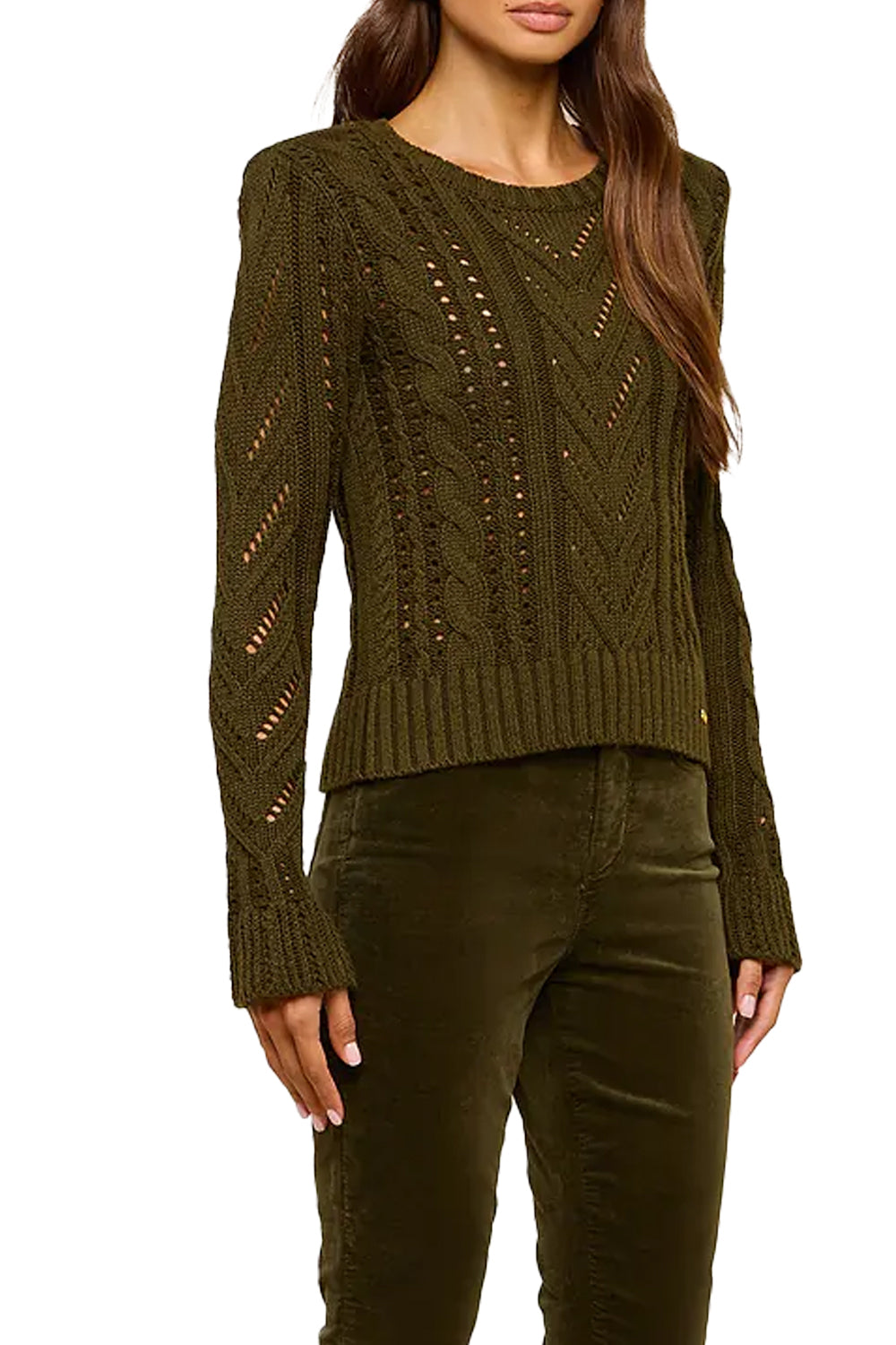Mio Cabled Pullover in Kalamata
