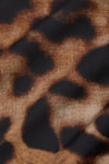 Sutton Dress in Tan Black Leopard