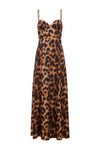 Sutton Dress in Tan Black Leopard