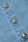 Saga Denim Top in Olivera