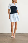 Leanne Dress in Oxford Blue Maritime Blue