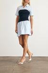 Leanne Dress in Oxford Blue Maritime Blue