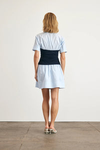 Leanne Dress in Oxford Blue Maritime Blue