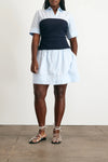 Leanne Dress in Oxford Blue Maritime Blue
