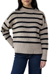 Dotty Sweater in Walnut Stripe