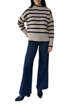 Dotty Sweater in Walnut Stripe
