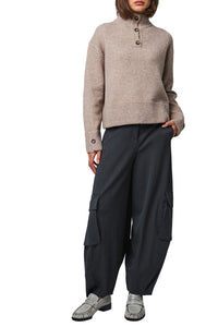 Flora Sweater in Mink Melange