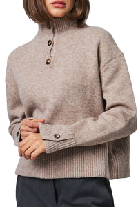 Flora Sweater in Mink Melange