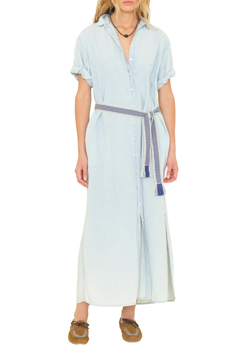 Linnet Dress in Air Blue