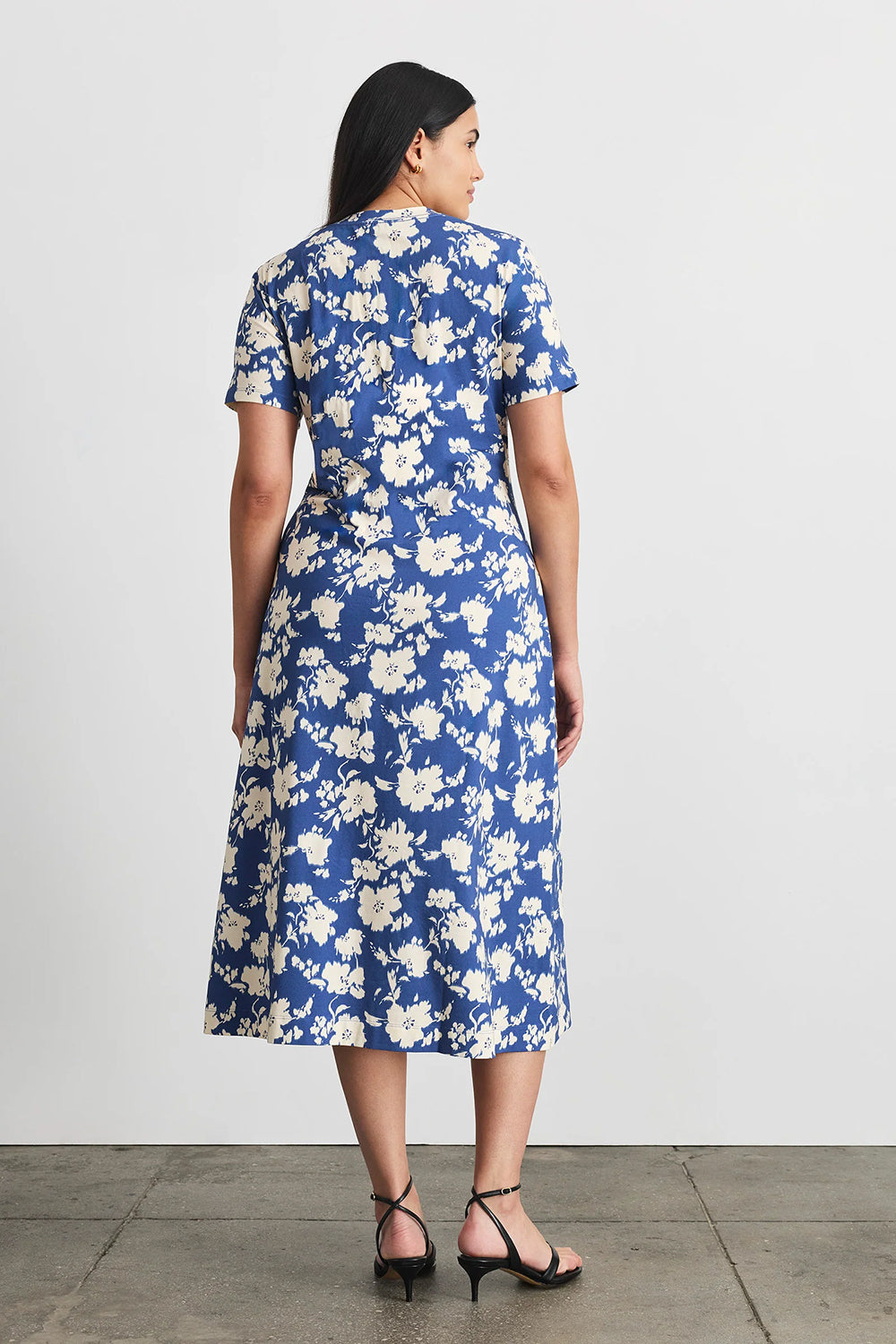 Mac Dress in French Blue Cream Multi