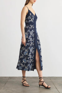 Madden Dress in Maritime Blue Multi